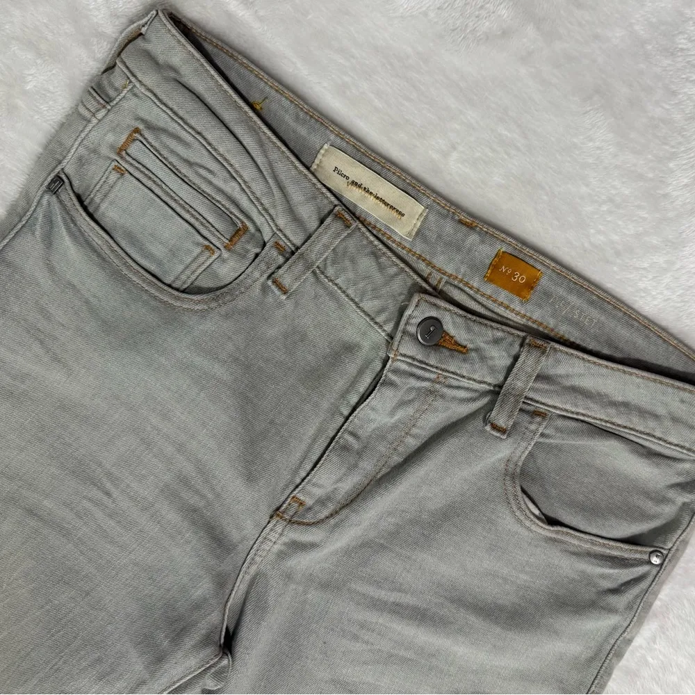 Anthropologie Pilcro and the Letterpress Stet Gray Straight Leg Jeans - Image 5