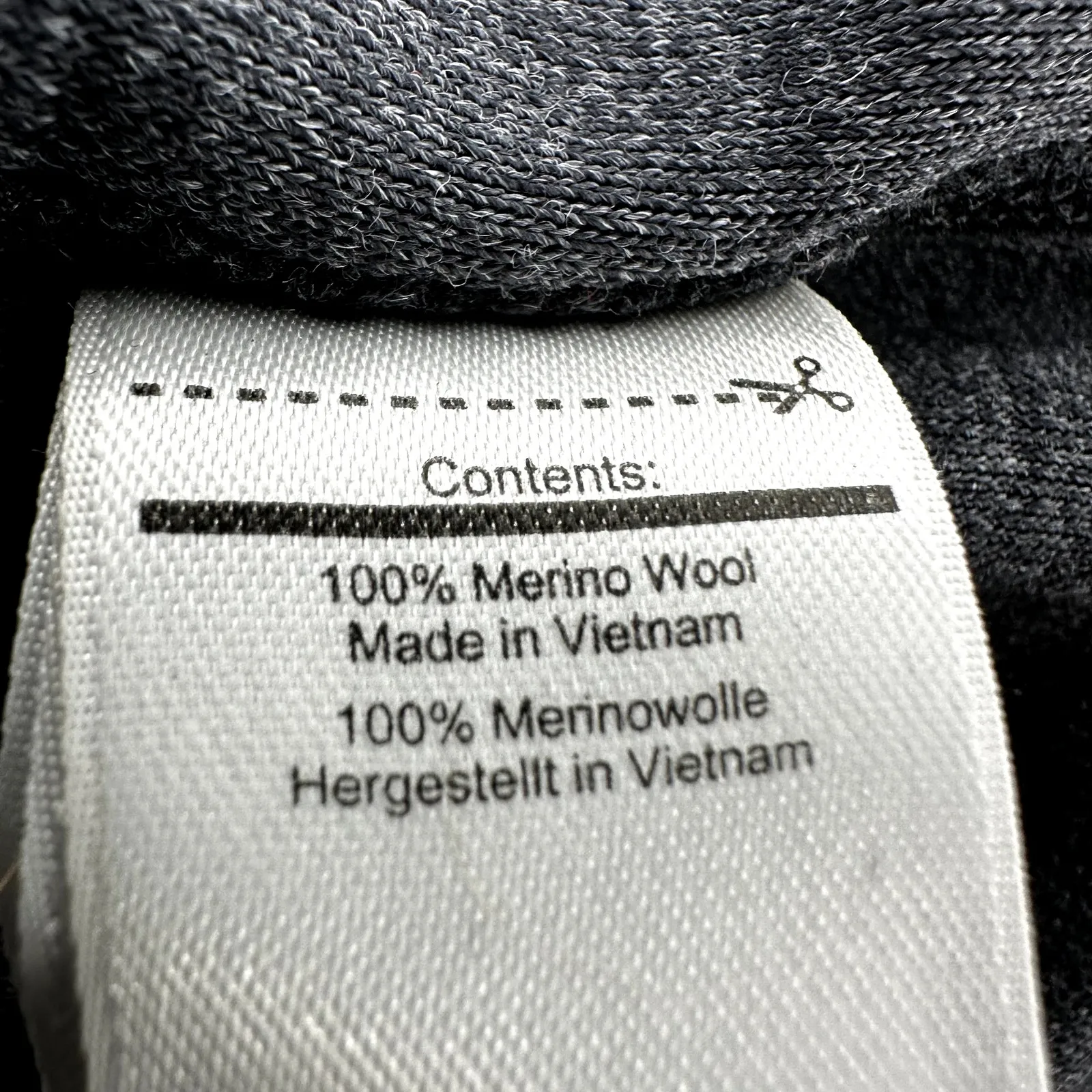 Smartwool Merino 250 Base Layer 1/4 Zip UPF 50+ Long Sleeve Turtleneck Gray XS - Image 3