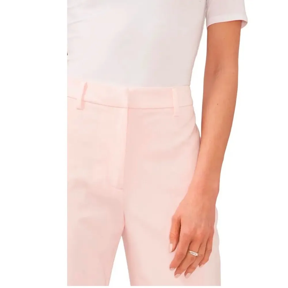 NWT 🌸 Halogen High Waist Wide Leg Lined Dress Pants, Pink Dogwood, Plus-Size 14W - Image 4