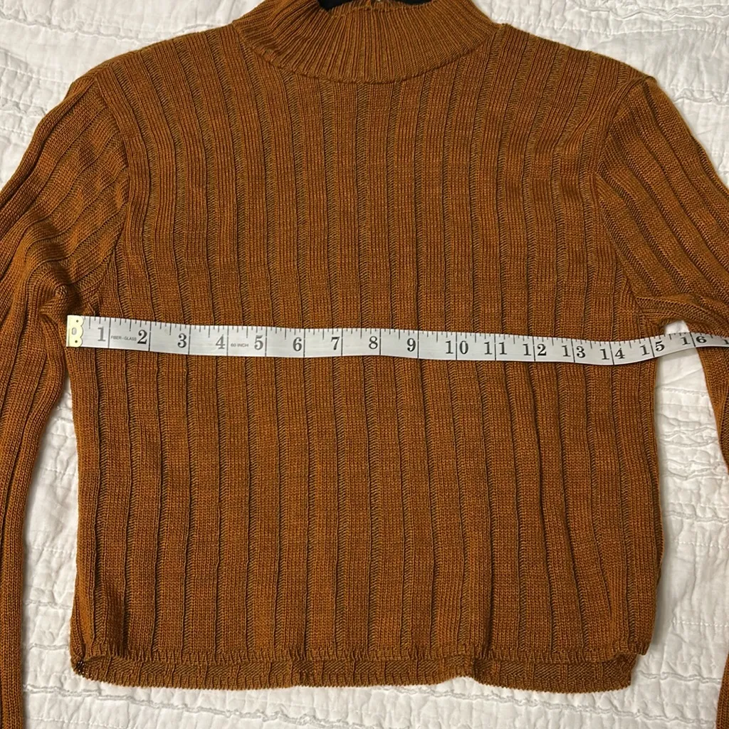 Abound Turtleneck Sweater in Rust, Medium, NWOT - Image 7