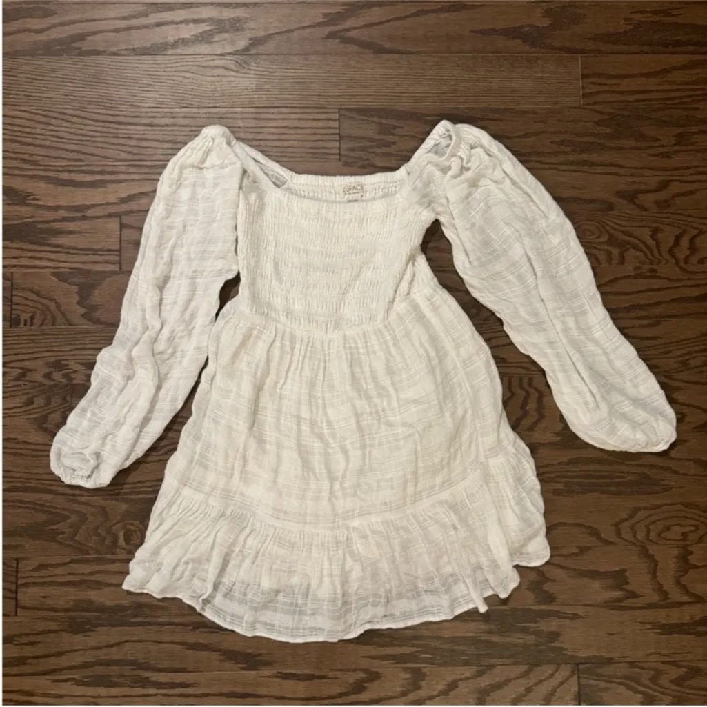 L Space White Dress‎ size medium - Image 5