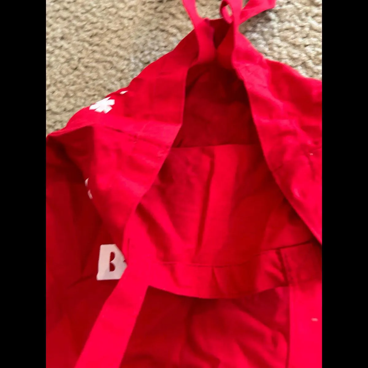 bag Cute Carry On Bag Tote Grocery Books And More Red - Image 2