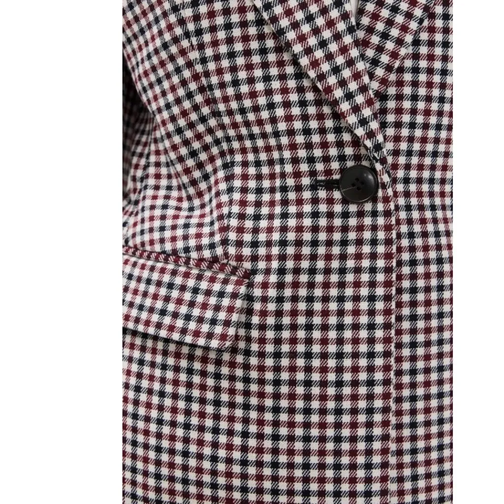 NWT $238 Madewell Alston Gingham Wool Blend Twill Slim Fit Tailored Blazer SZ-4 - Image 5