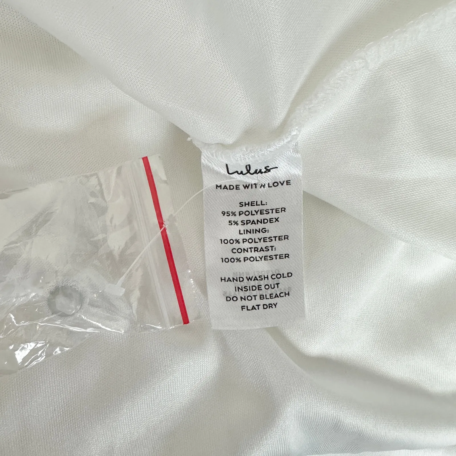 Lulus Extraordinary Romance White Button Back Mermaid Maxi Dress Formal S NWT - Image 8