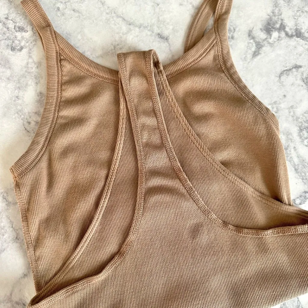 Stillwater 90s Bodysuit in Mushroom Brown - Image 5