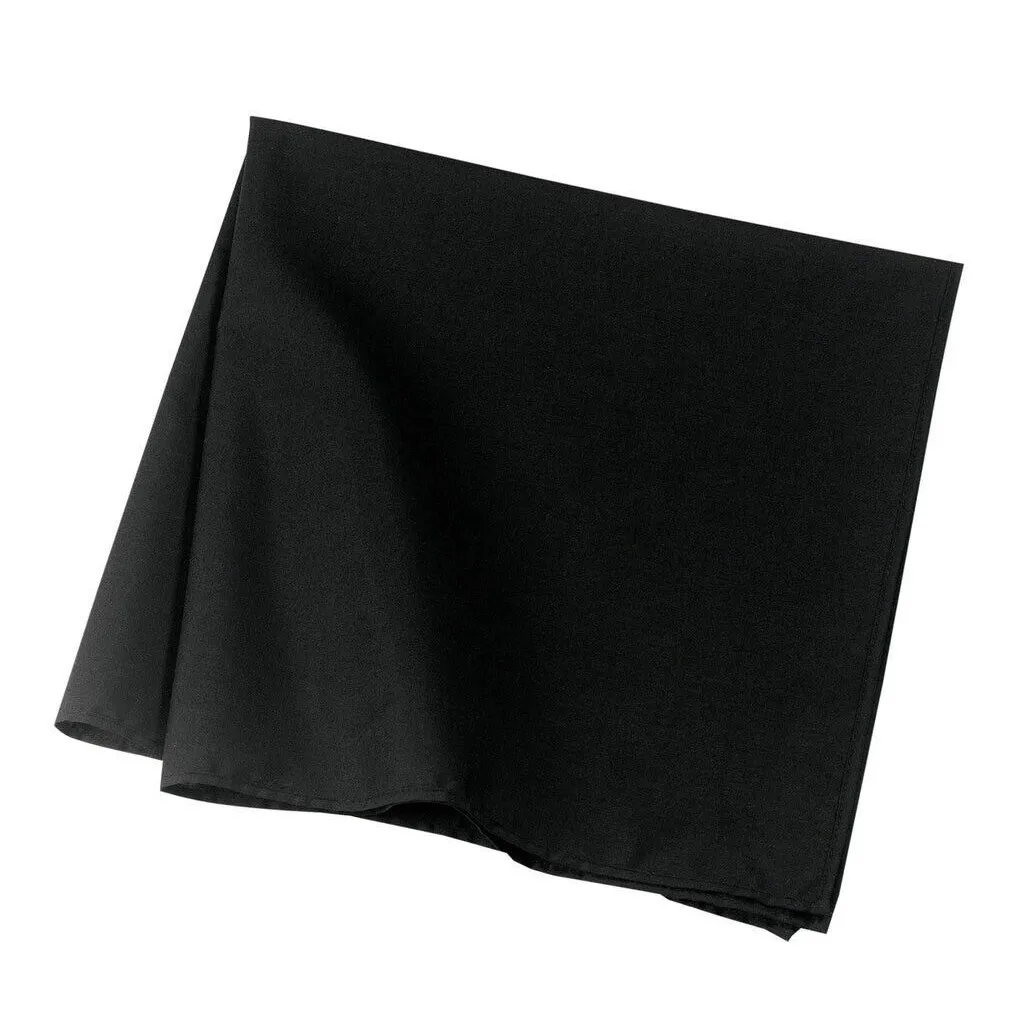 Port Authority® Bandana Head Scarves Lot (12) Black C842 Pieces NEW - Image 2