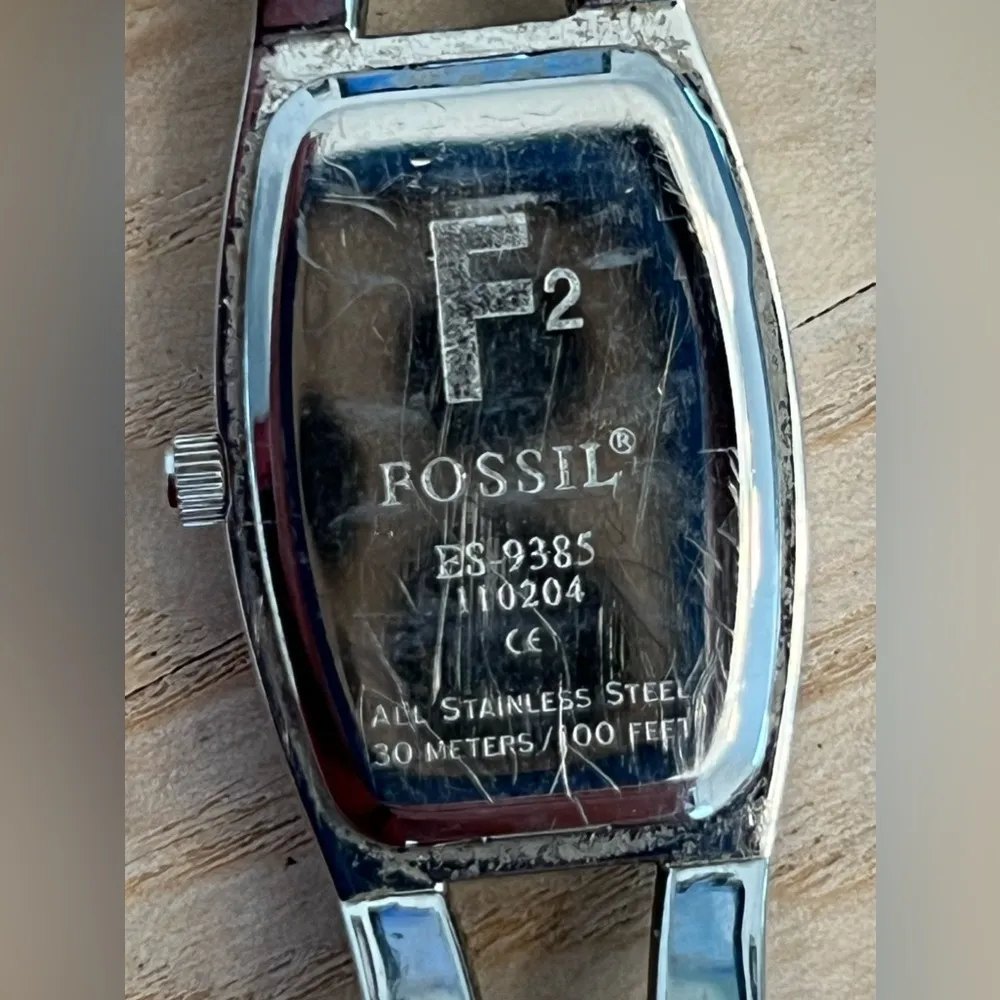 Fossil Ladies Watch Metallic Green Dial Stainless Steel Bracelet F2 - Image 5