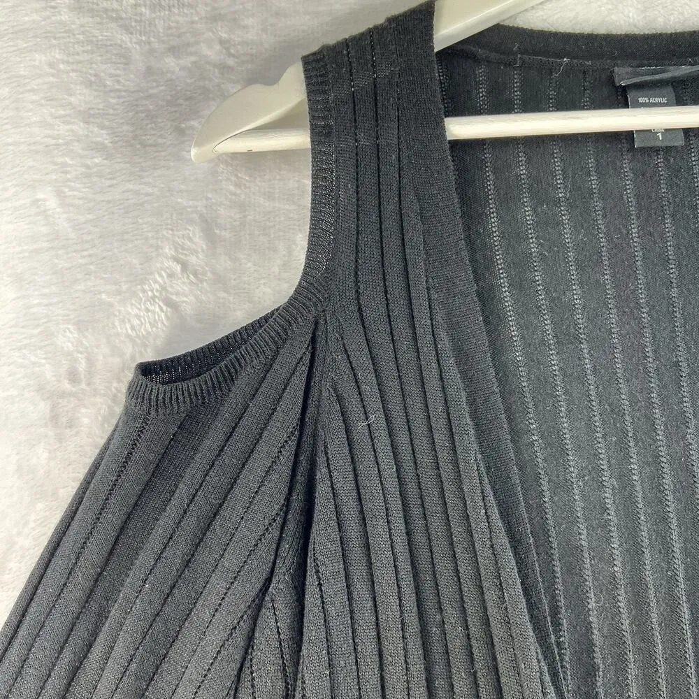 Torrid Plus 1 1X Cold Shoulder Cardigan Sweater Lightweight Open Front Women’s - Image 5