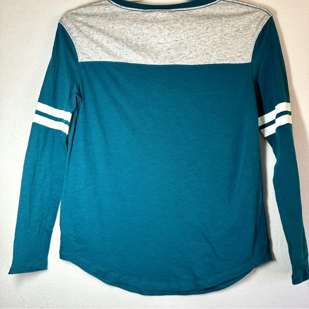 Pink Victoria's Secret Long Sleeve Shirt S Tee T Shirt V Neck - Image 3