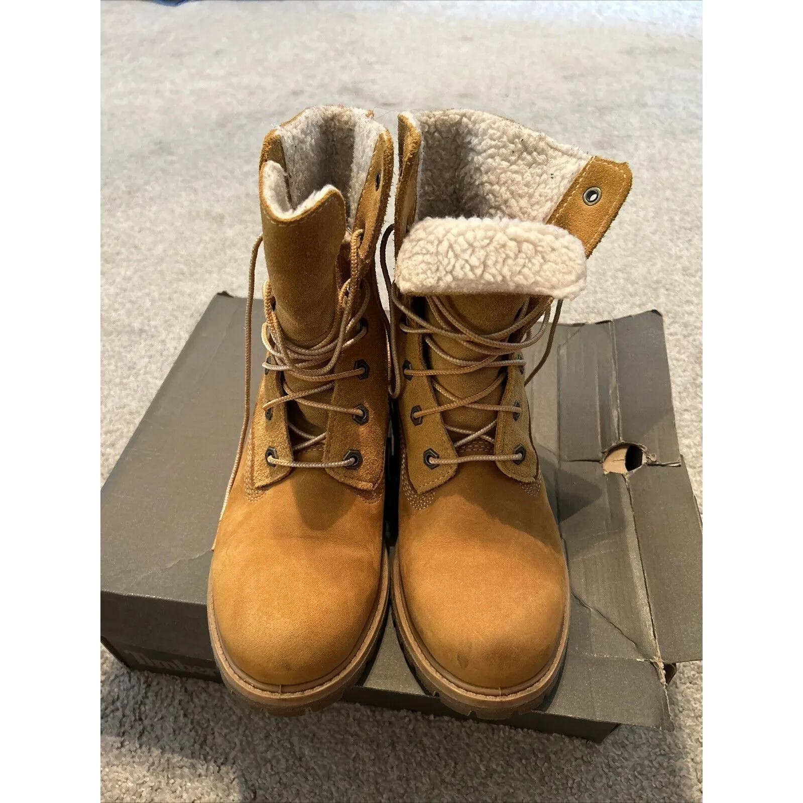 Women's Timberland AUTHENTICS WATERPROOF FOLD-DOWN Boots,‎ TB08329R231 8.5 - Image 3