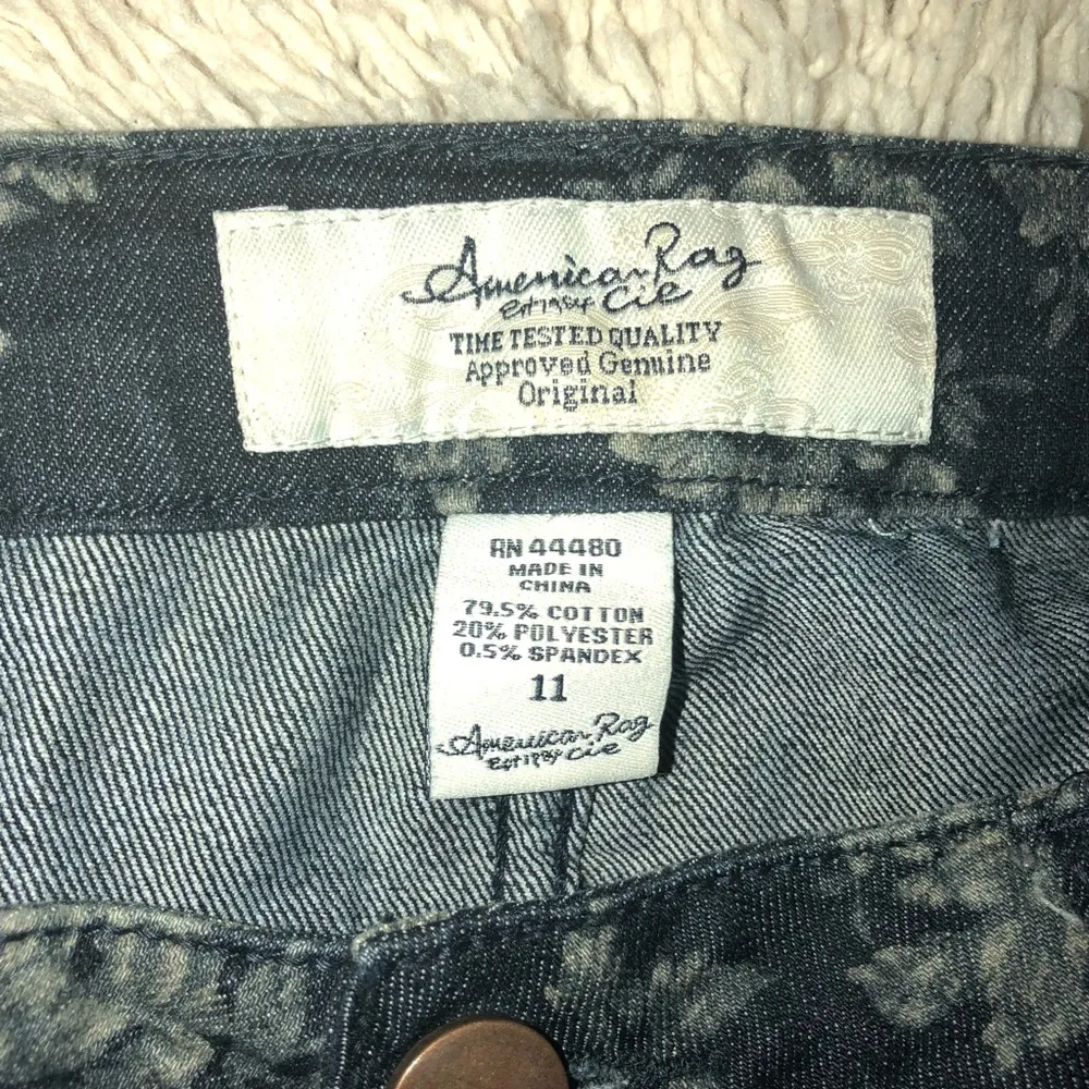 American Rag  floral print jeans - Image 2