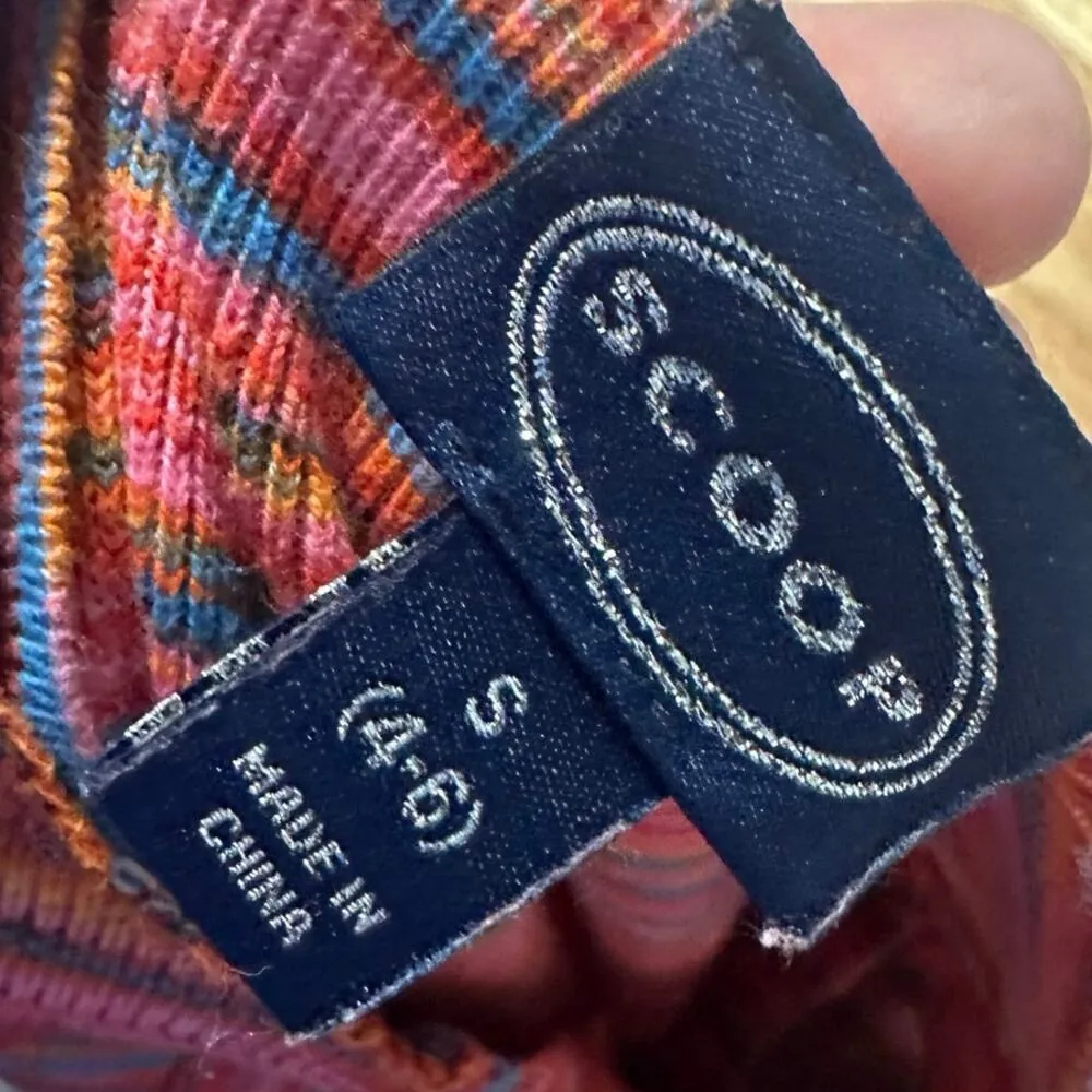 Scoop Micro Stripe Midi Dress Pink - Image 7