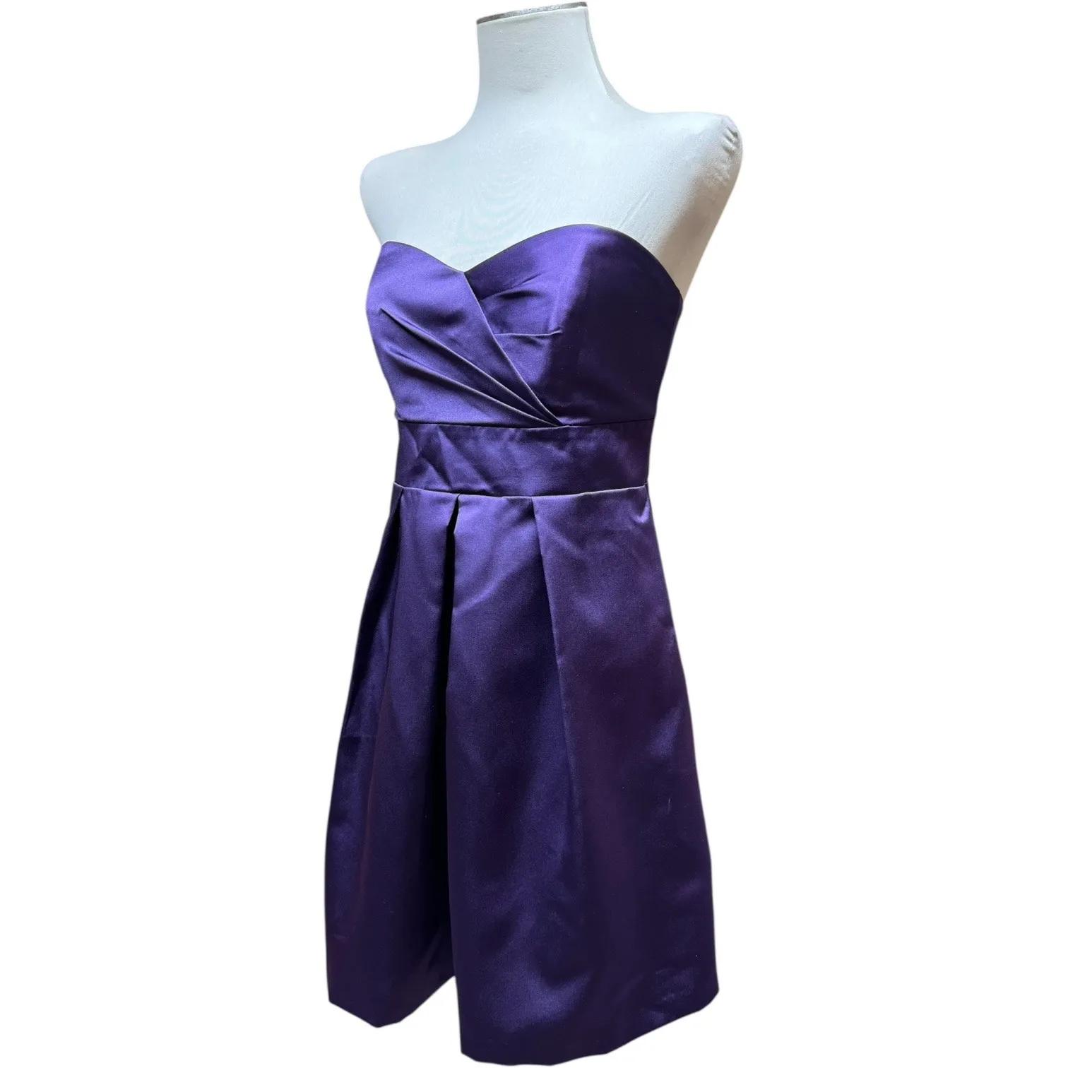 Bachelorettes Strapless Dress Purple 10 - Image 2