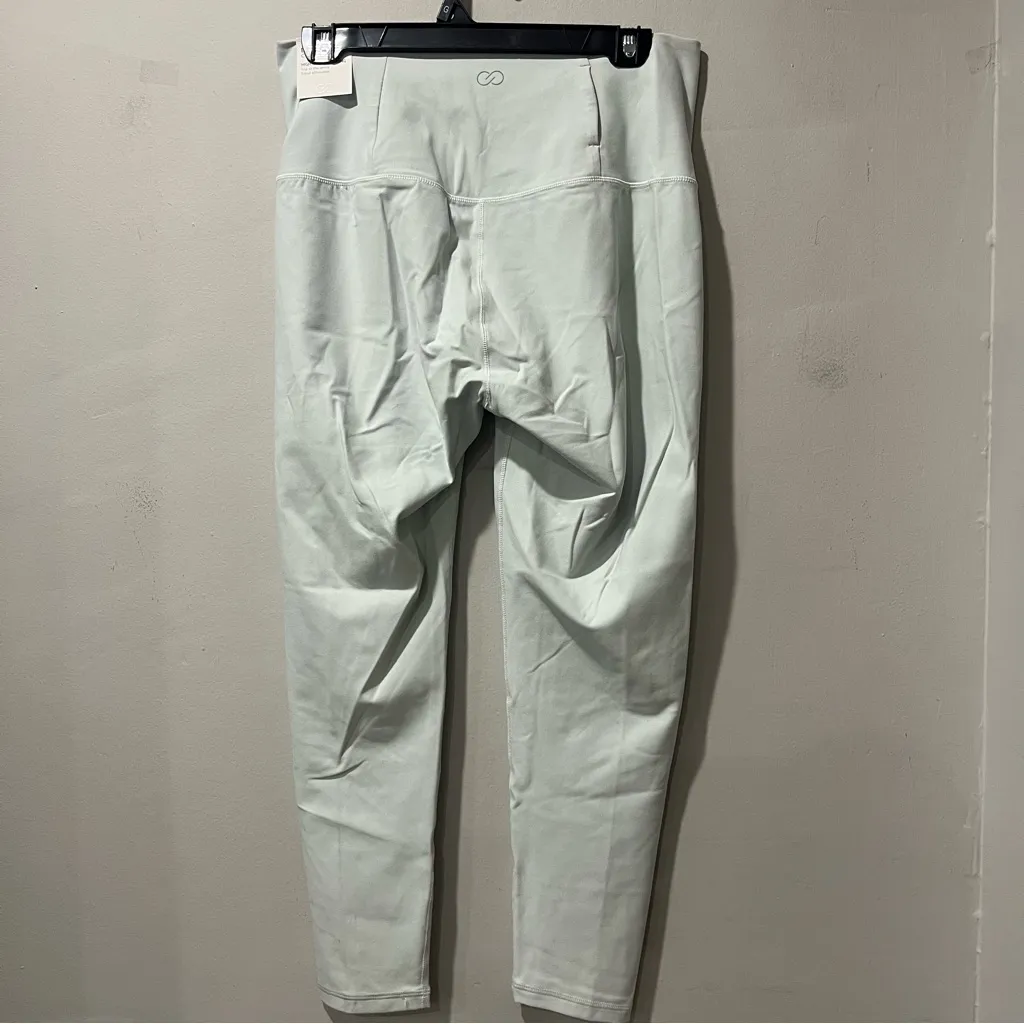 Calia Carrie High Rise 7/8 Legging Women Large Essential Collection Light Green - Image 5