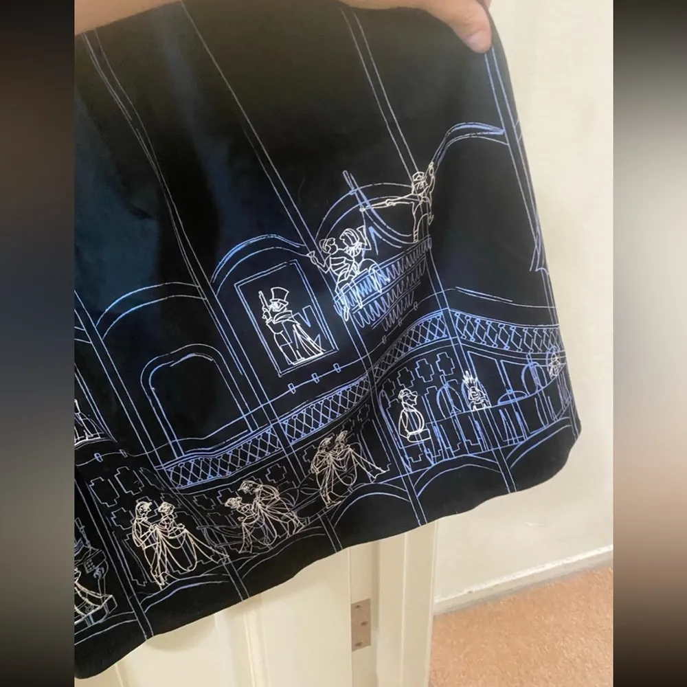 Dress Shop Ballroom Scene Haunted Mansion Dress Small NWT - Image 6