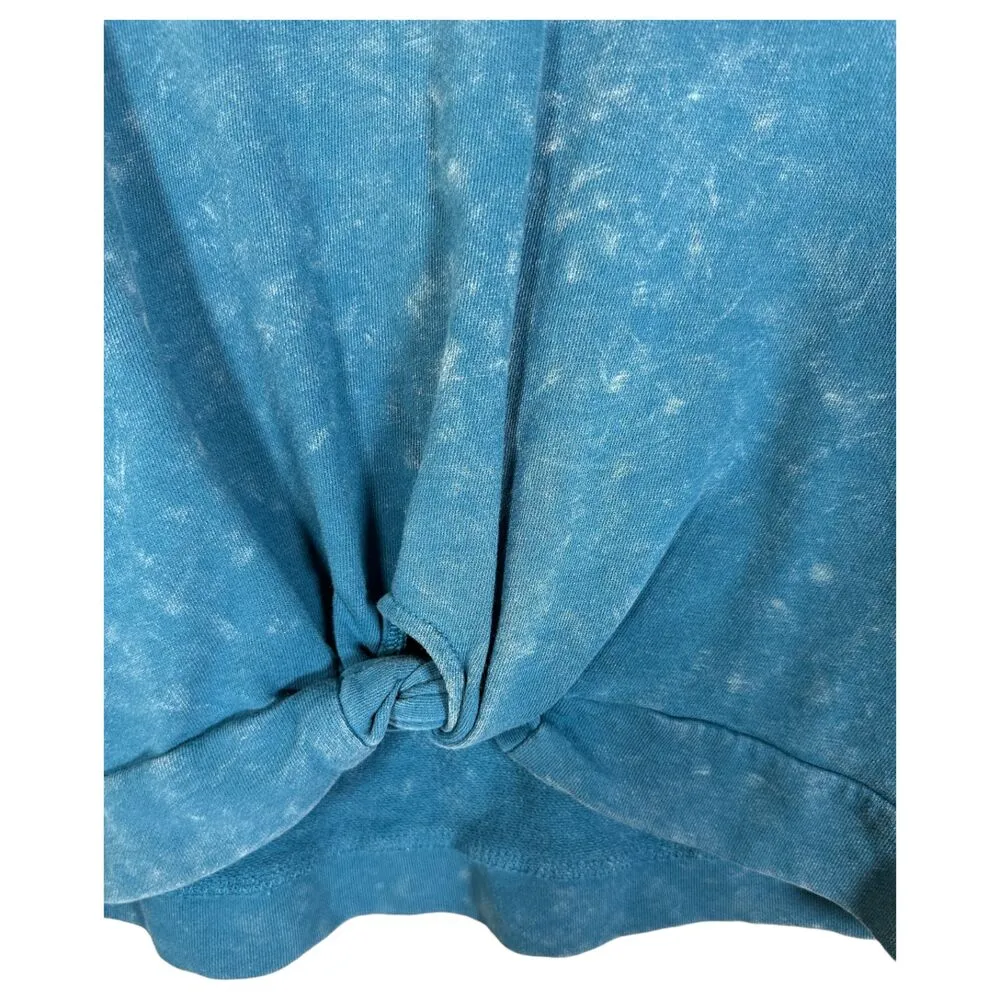 RVCA Revolve Donna Sweater Jade Blue Size Small - Image 5