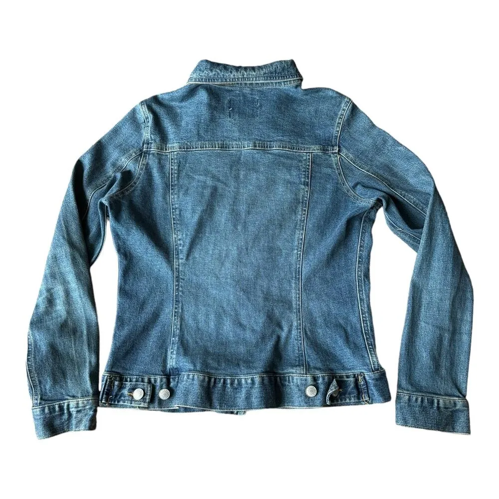 Vintage Y2K blue denim jacket Old Navy from spring 2003 size Small - Image 8