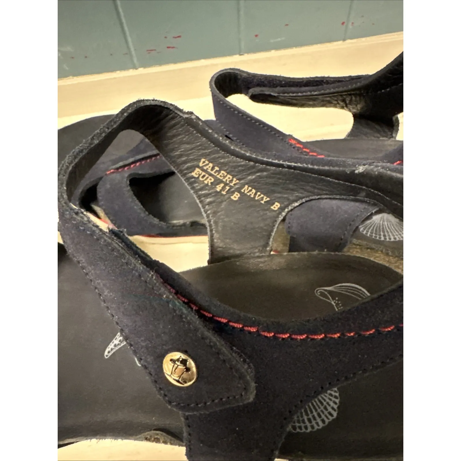 Panama Jack Julia Basics B10 sandals nobuck marino navy 41 Women's Size 10 - Image 10