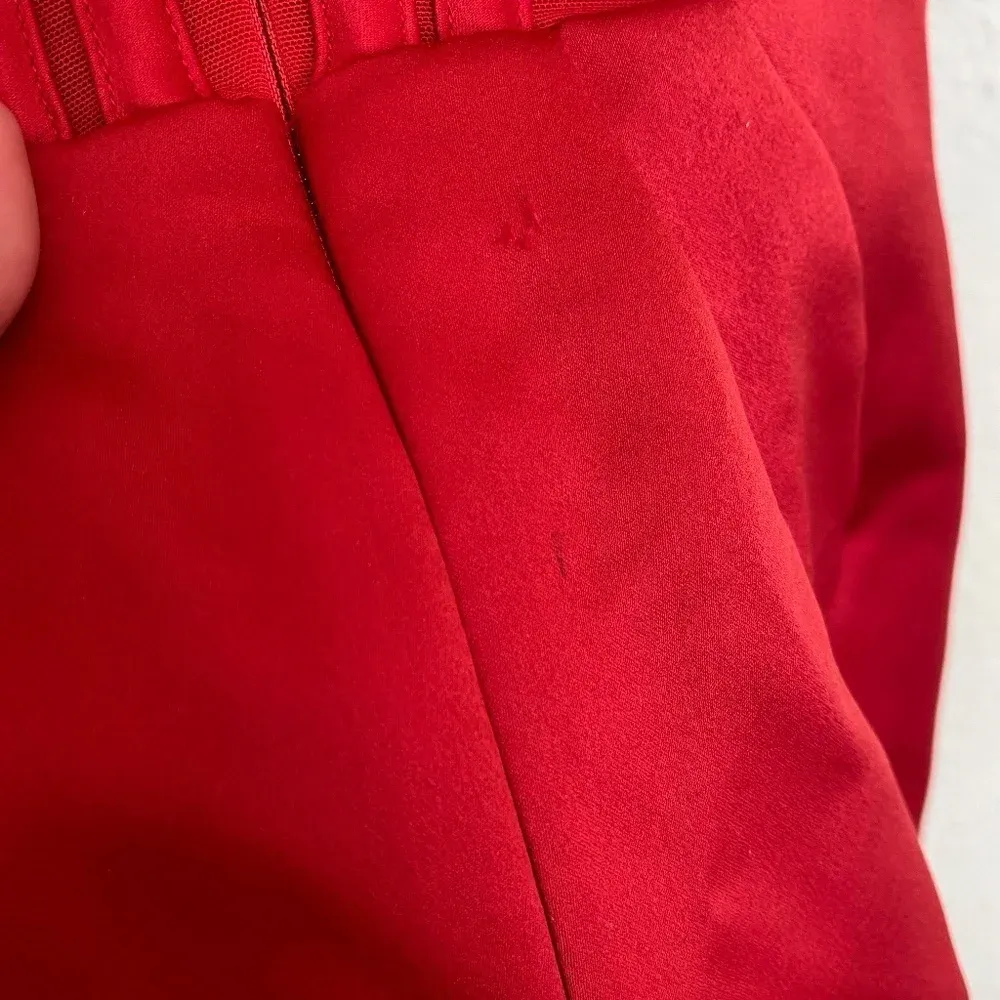 House‎ of CB “Lulu” Red Asymmetric Drape Midi Corset Dress NWOT size XS - Image 17