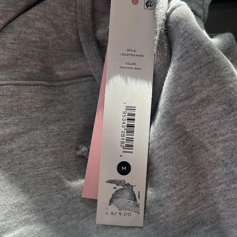 Bloomie's Unisex Rainbow Logo Hoodie in Heather Grey, Size M New w/Tag Gray Size M - Image 12