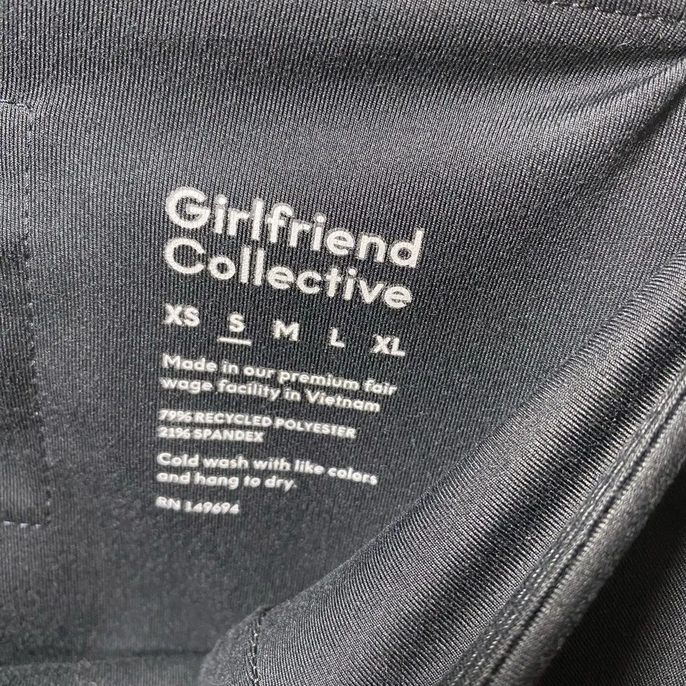 Girlfriend Collective Compressive High-Rise Active Leggings Black Small - Image 5