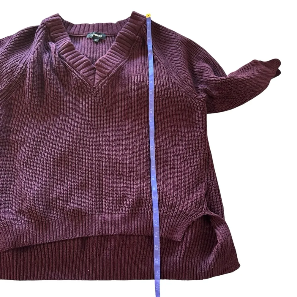 Express Pink Off-the-Shoulder Sweater - Image 2