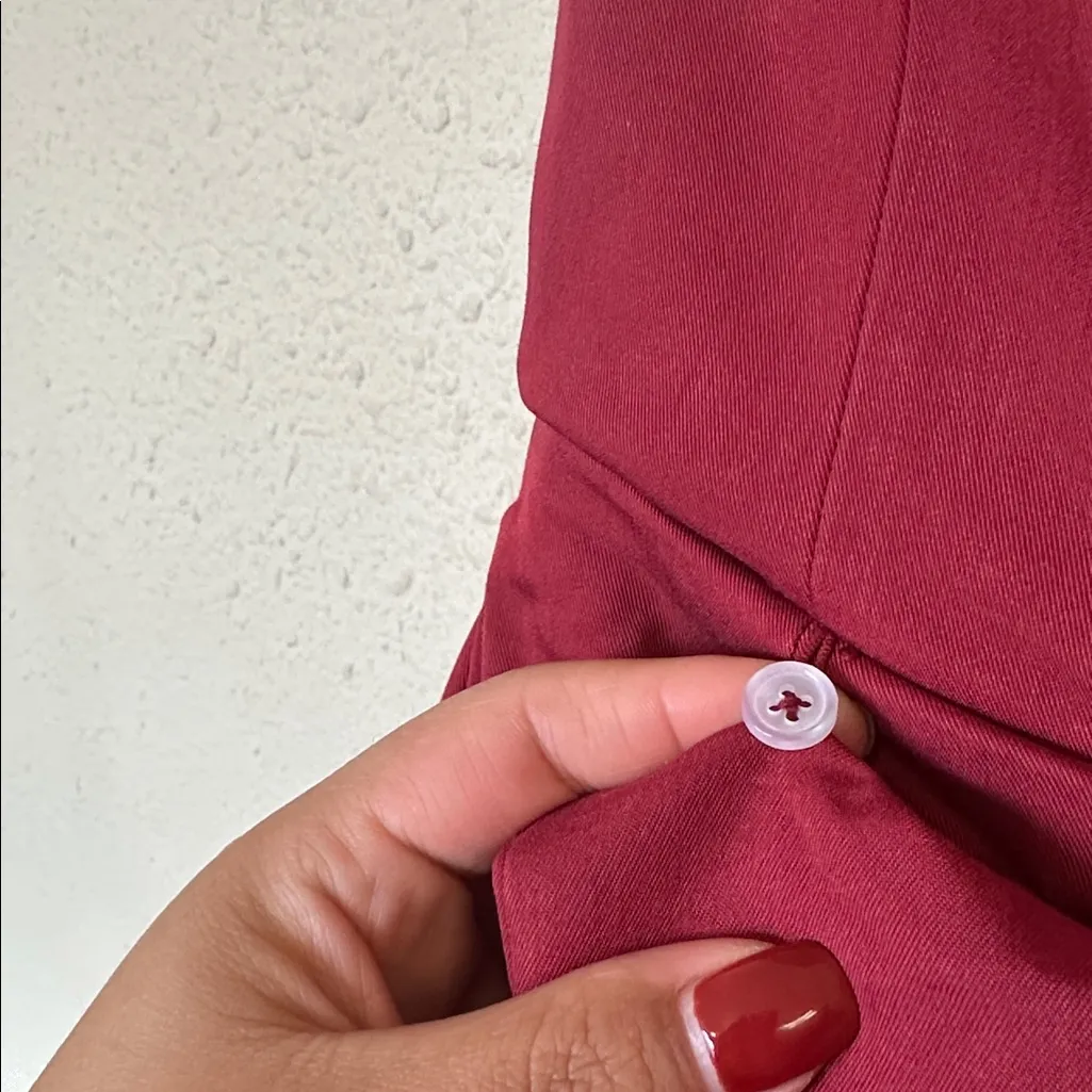 House of CB Pandora Berry Strapless Detachable Bow Red Maxi Dress Size L - Image 12