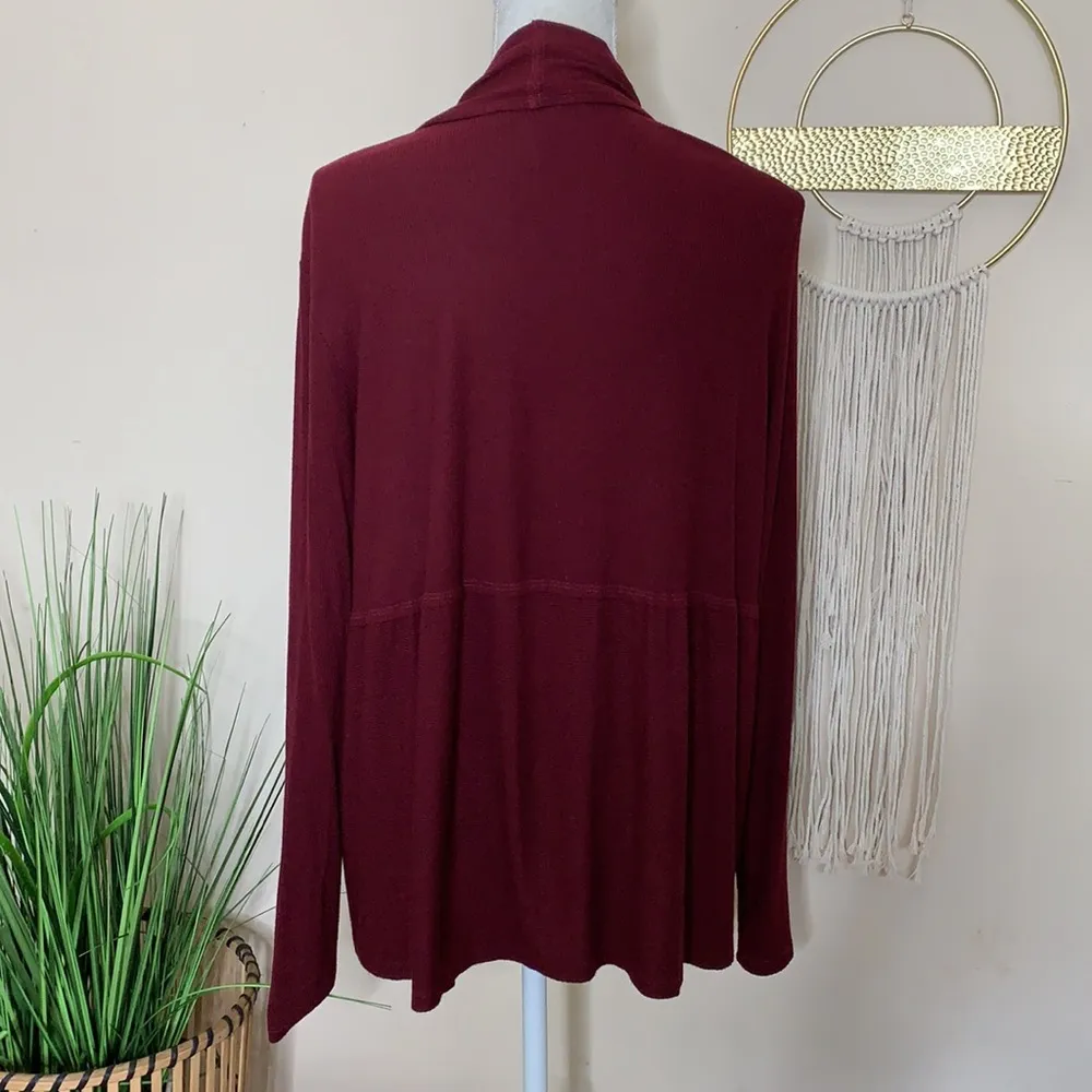 michael stars •2x1 ribbed long sleeve cardigan - Image 46