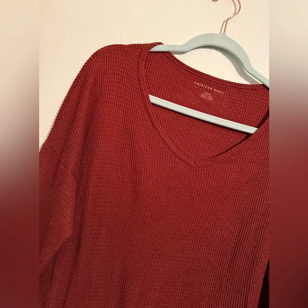 American Eagle Waffle Long Sleeve Shirt - Image 2