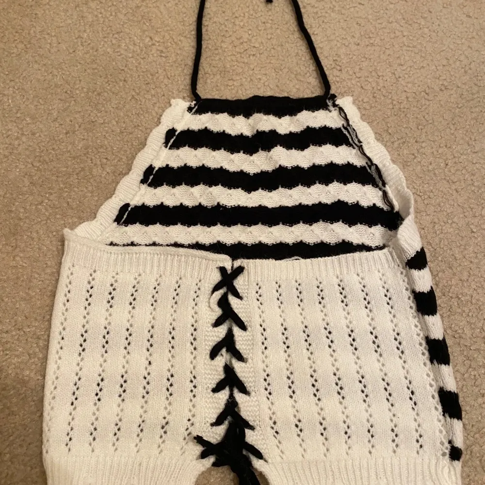 Handmade crochet women tank top crop top size XS - Image 8