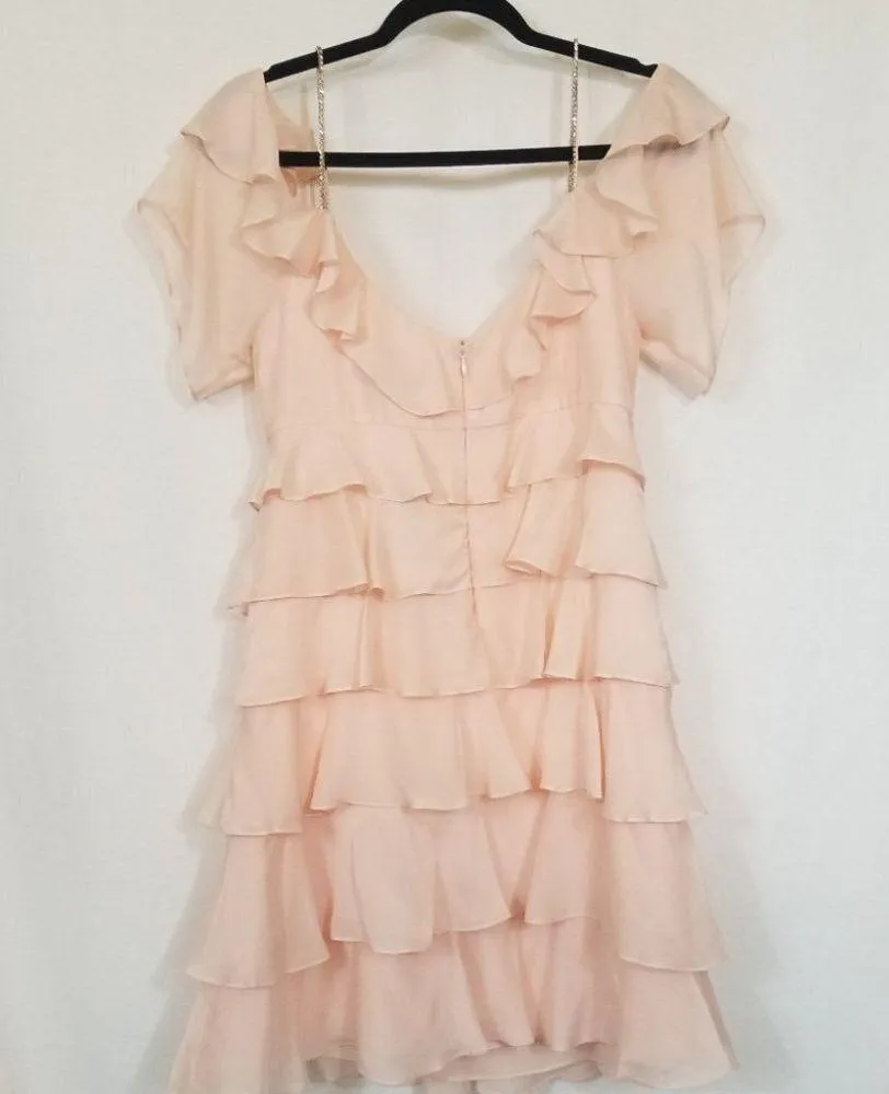 Rachel Zoe Blush Pink Tiered Dress - Image 4