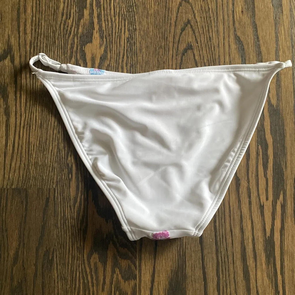 No Boundaries Embroidered Floral Bikini Bottom - Image 3