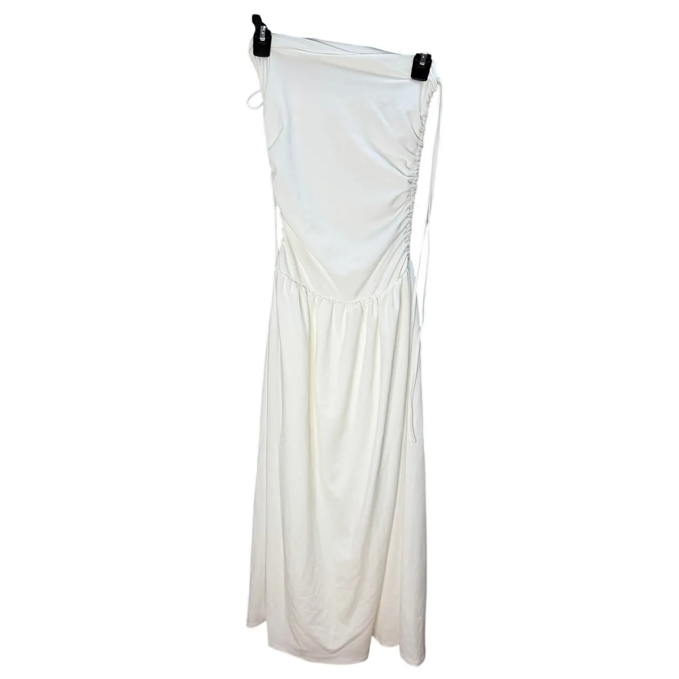 NEW All the Ways Orelia Maxi Dress Womens XS White Sleeveless Minimalist Chic - Image 4