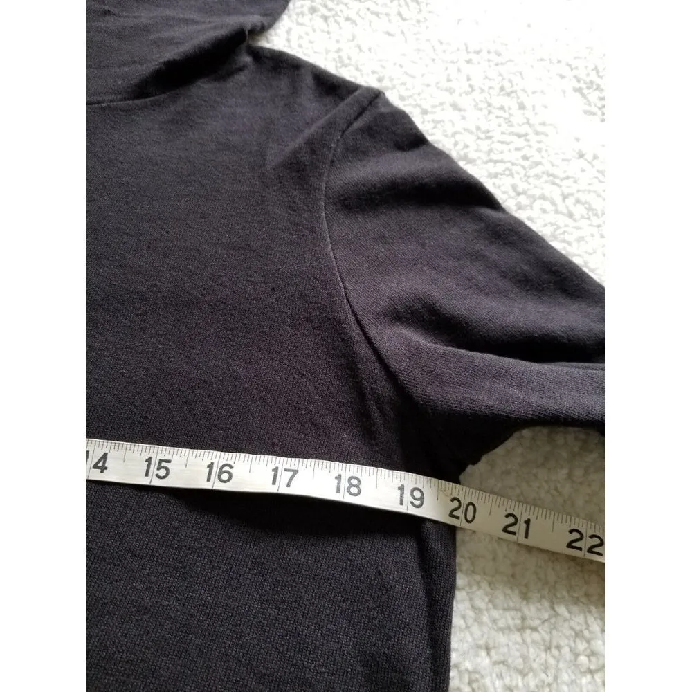 Lanston Women's Black Turtleneck Long Sleeve Top Sweater W/Thumbholes Size L Size L - Image 9