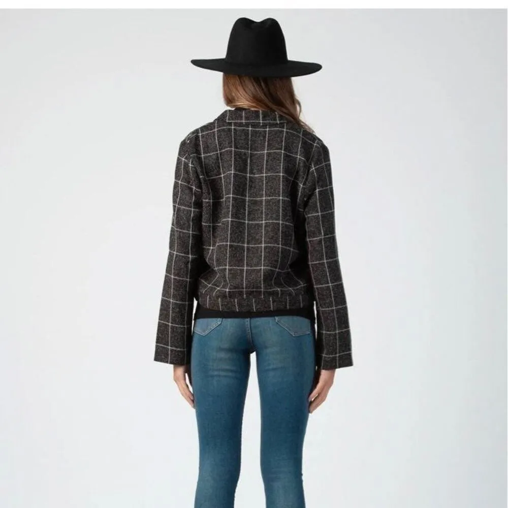 ✨LUCCA LOOKING OUT THE WINDOW MOTO SZ MEDIUM JACKET✨ Black - Image 4