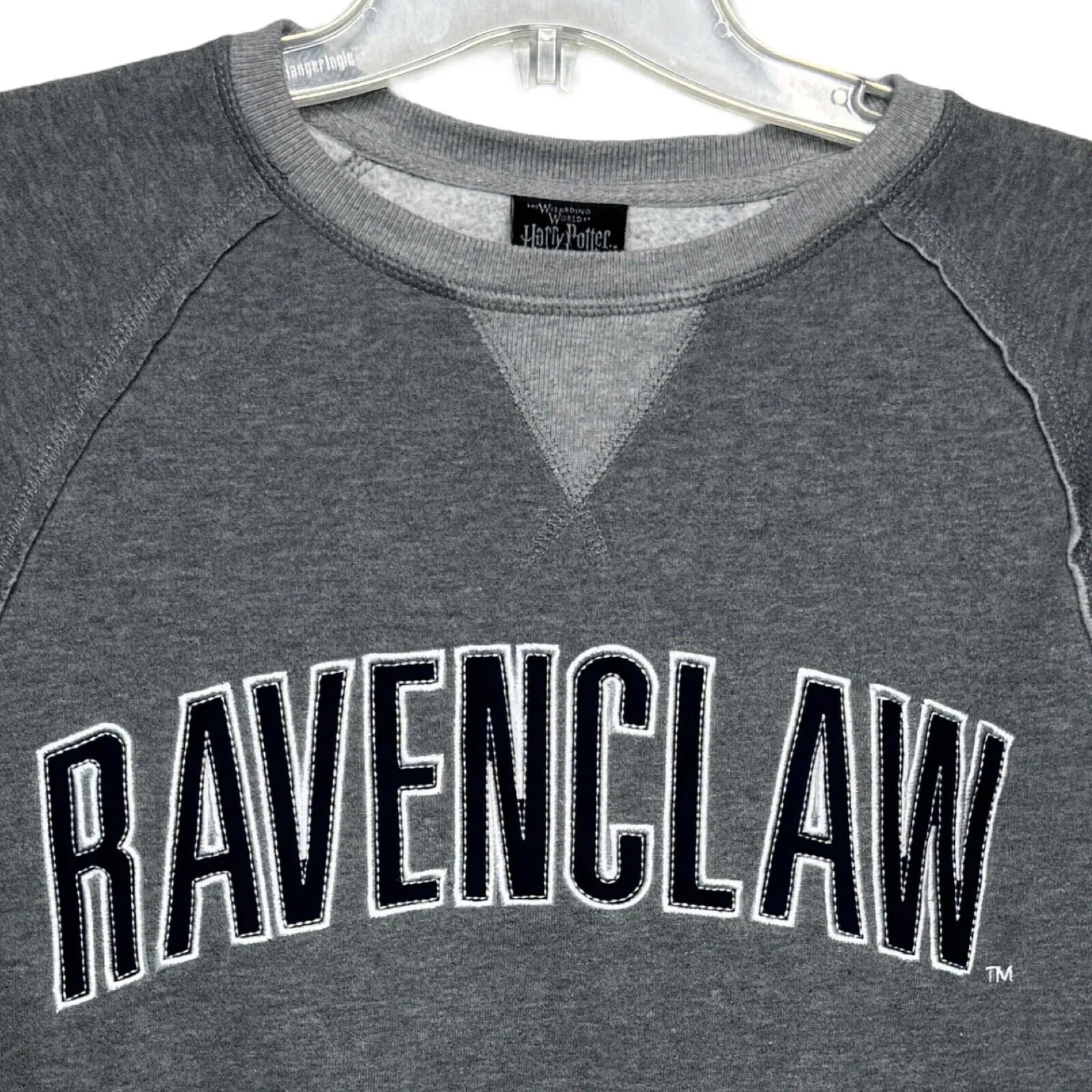 Harry Potter Shirt Womens XS Gray Ravenclaw Sweatshirt Wizarding World Universal - Image 3