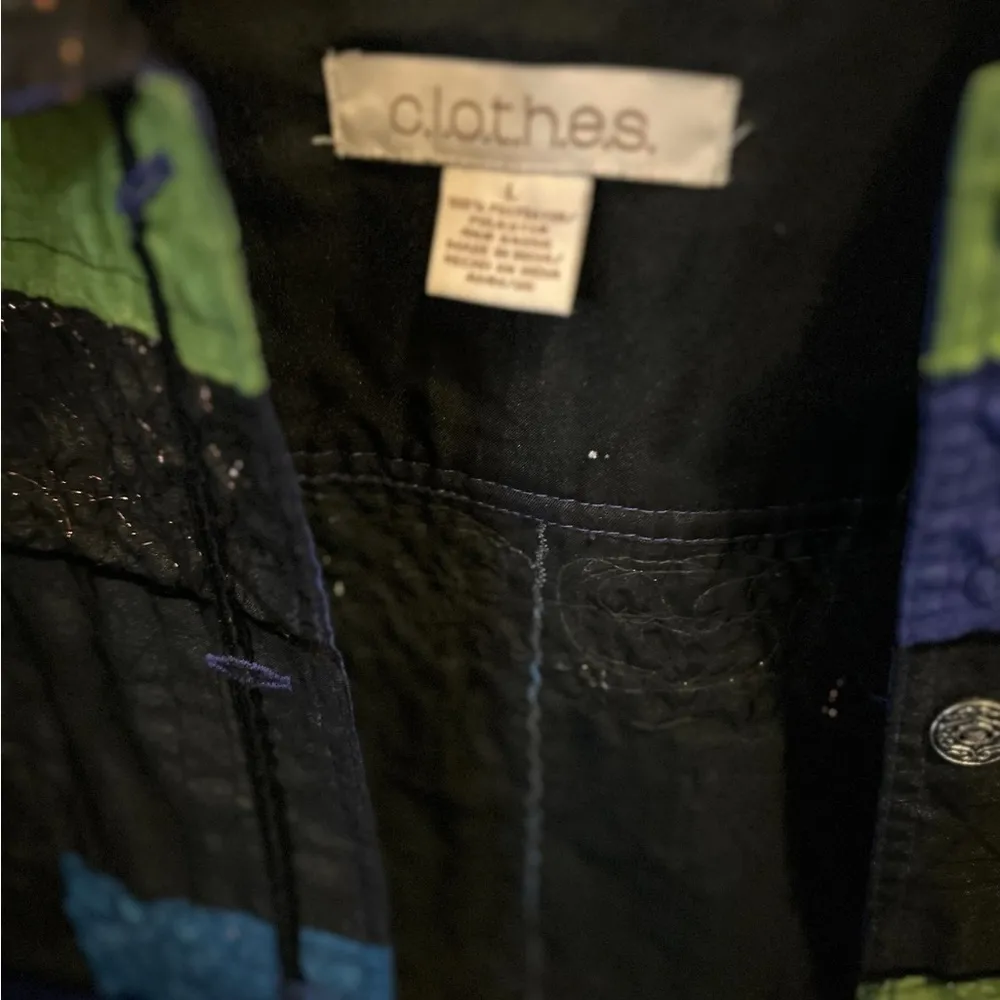 C.L.O.T.HES MOD jacket/blazer/blouse‎ size L Blue Size L - Image 5