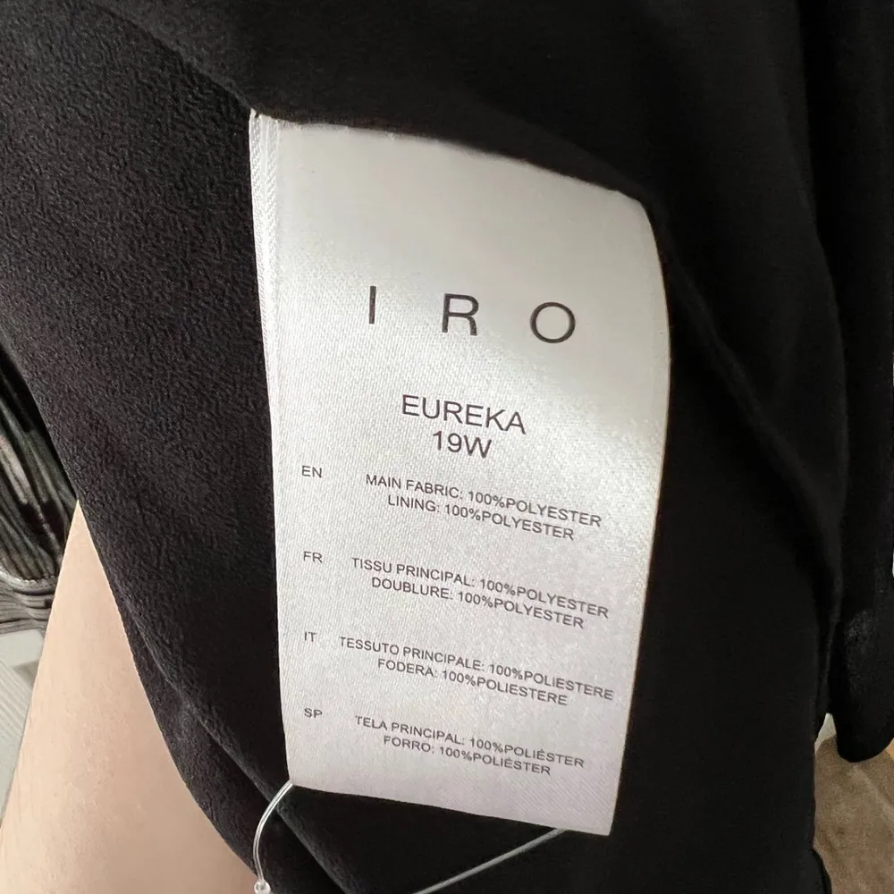 IRO Eureka Dress Metallic Silver Black - Image 6