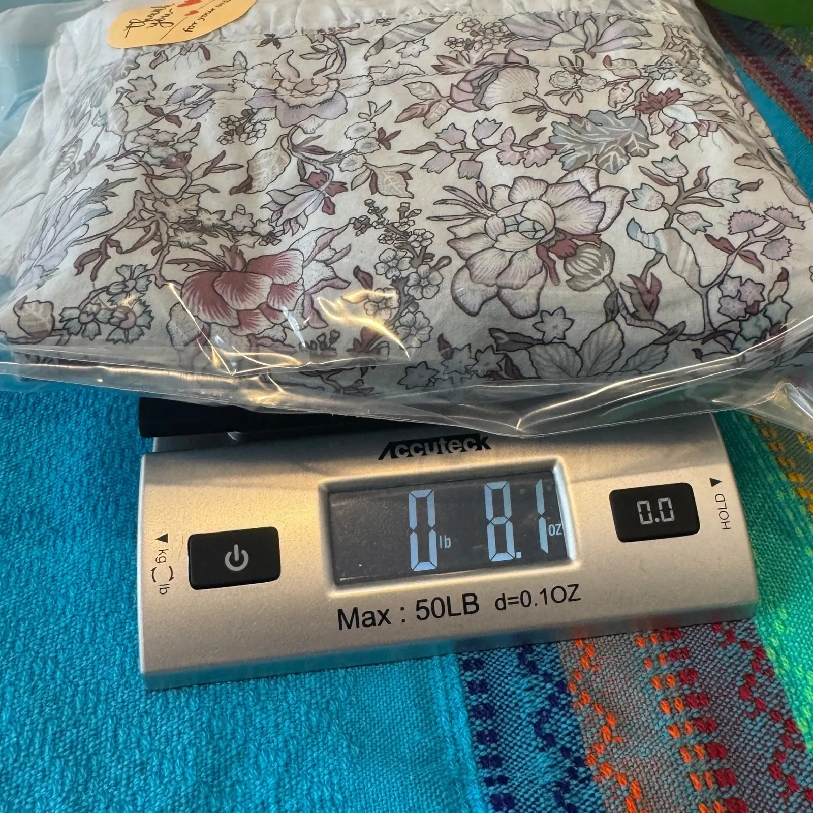 Nick and Mo Ruffle Tiered Midi Dress Womens Small Blue Cotton Floral Country - Image 16