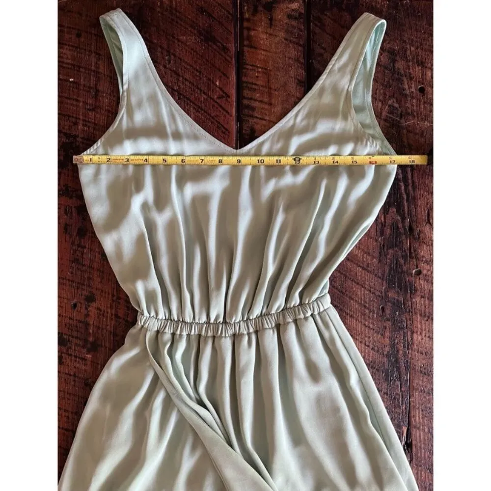 SHOW ME YOUR MUMU Lined Sliver sage Kendall Maxi Size Small - Image 6