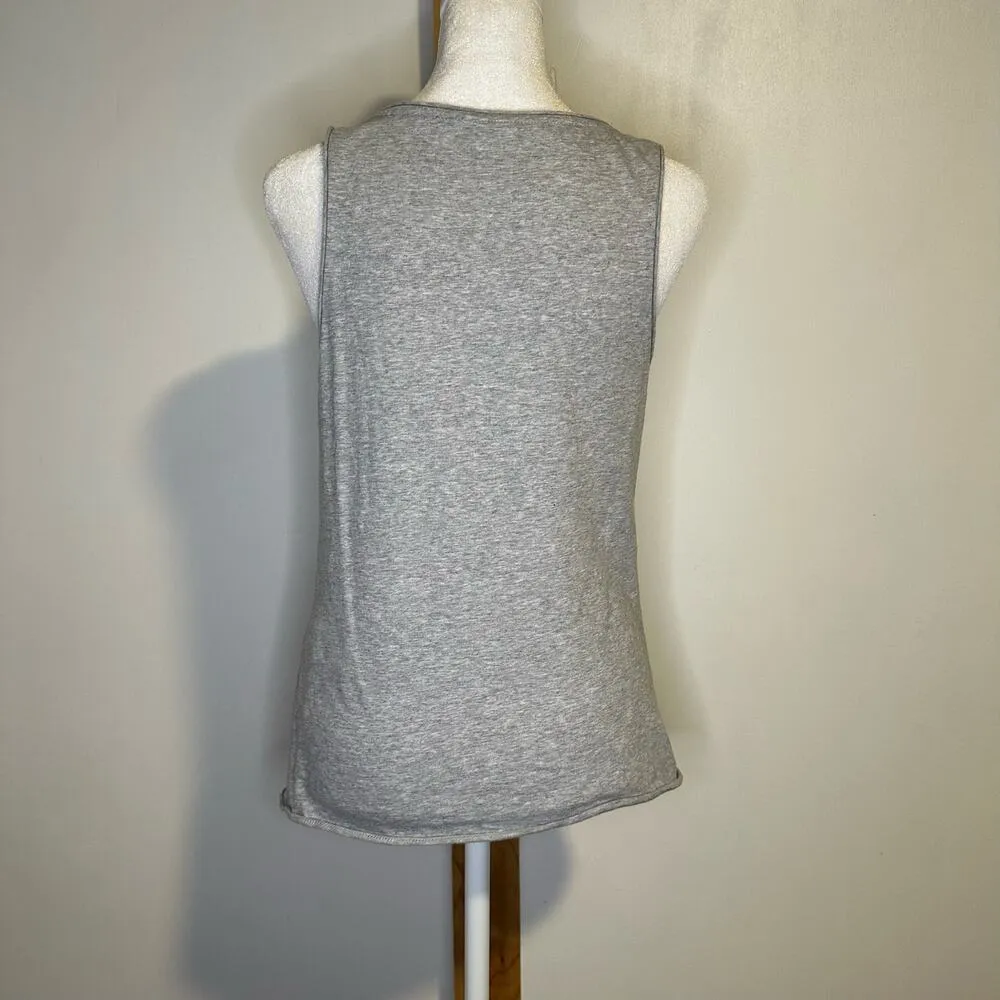 All Saints light gray scoopneck tank top size XS - Image 5