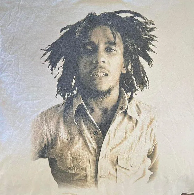 vintage bob marley oversized short sleeve tshirt  - Image 8