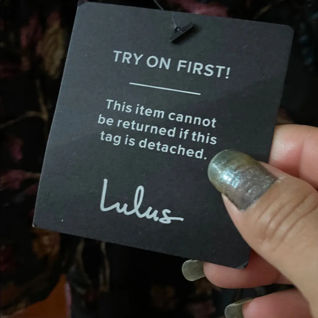 Lulus Charismatic Influence Black Burnout Velvet Cowl Back Mini Dress medium - Image 8