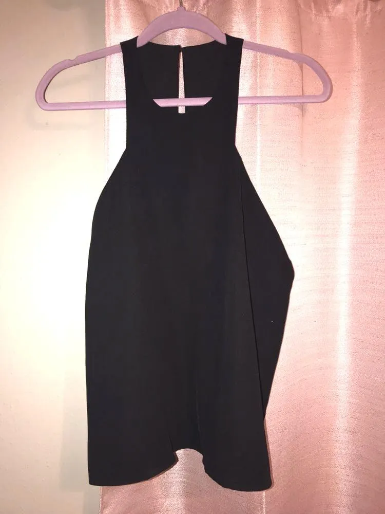 Black Strappy Tank Top - Image 3