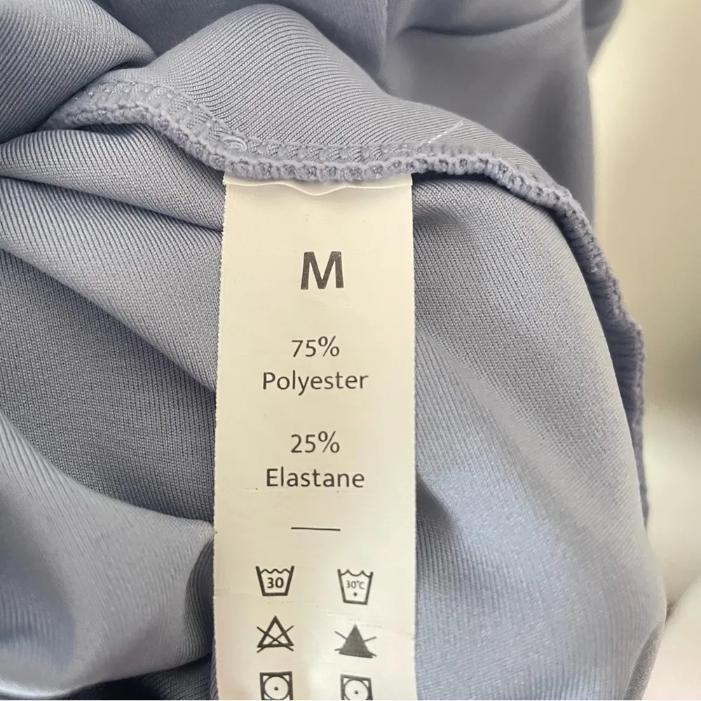 Halara Strappy Light Blue Grey Mini Active Dress - Image 3