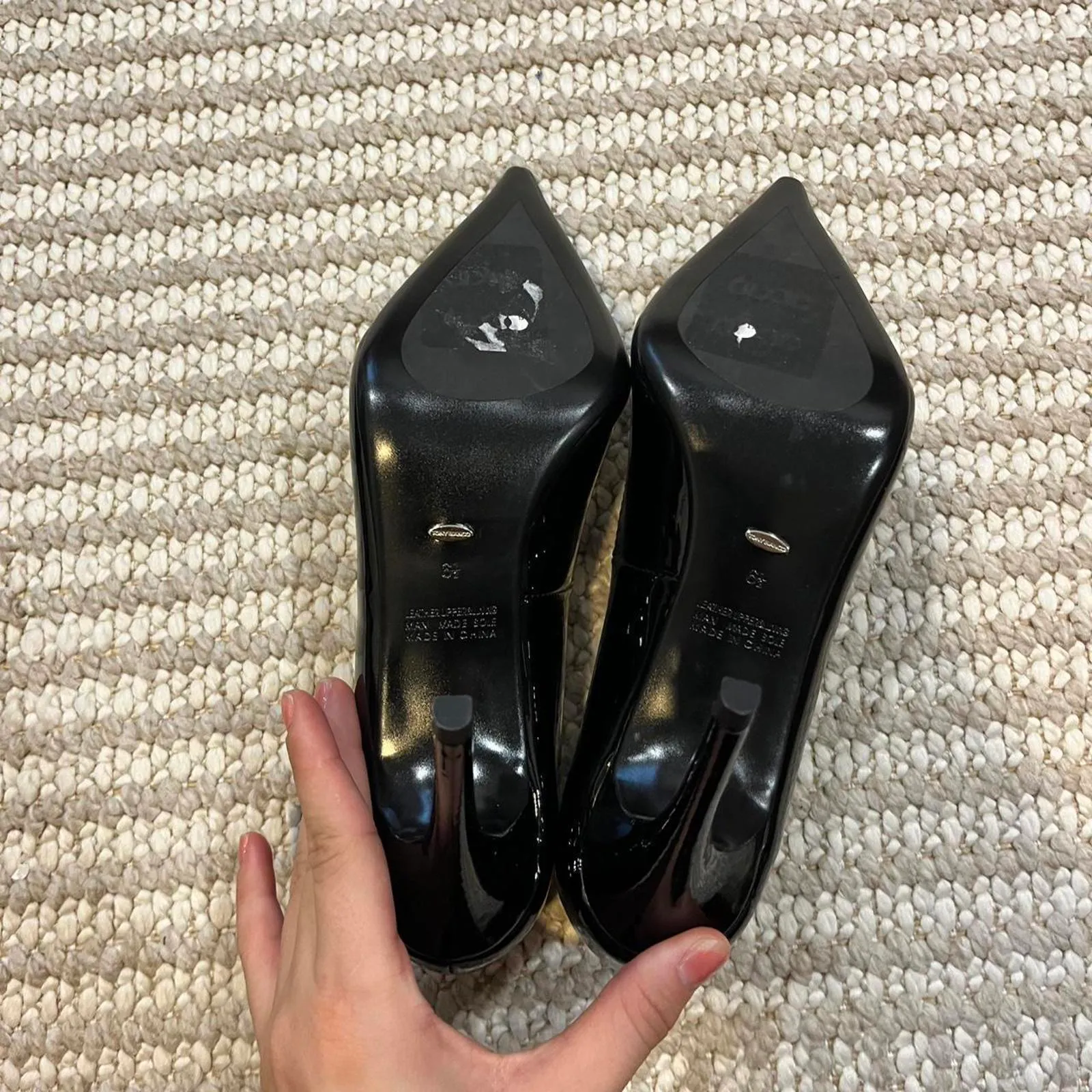 Tony Bianco Cassidy Black Patent Pumps - Image 6