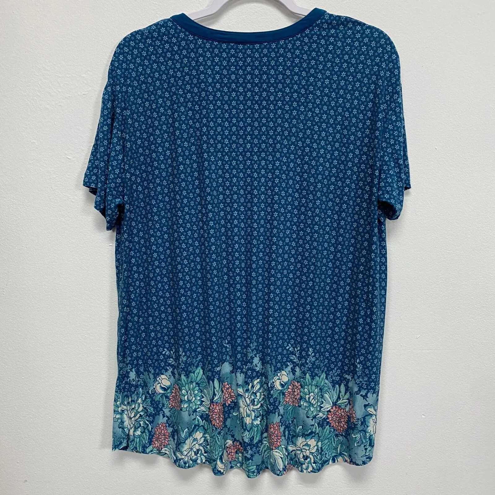 Soma Loungewear Women Large Comfort Dark Blue Soft Comfy Cozy - Image 2