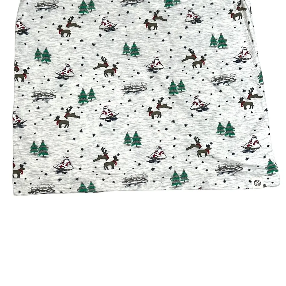 Free Planet T-Shirt Christmas Print All Over Santa Short Sleeve - Image 8
