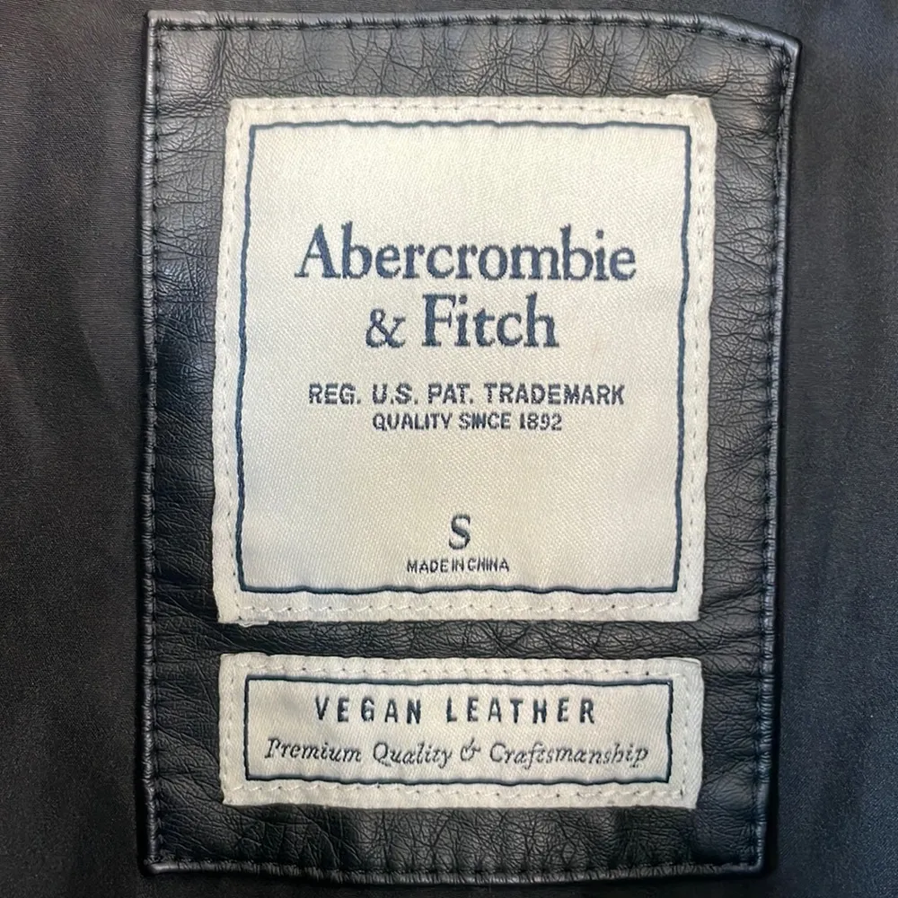 Abercrombie & Fitch Vegan Leather Moto Jacket - Image 2