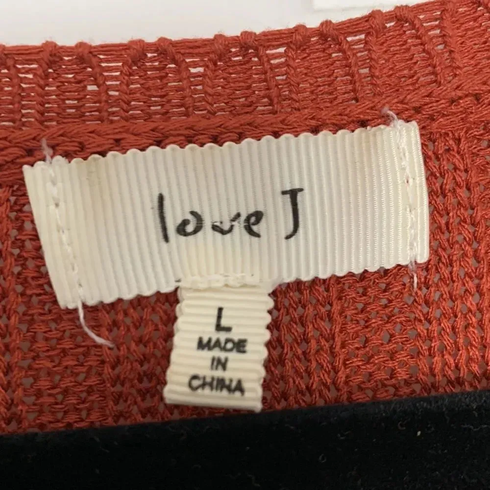 Love J  Distressed Sweater - Image 7